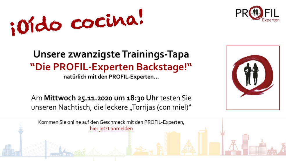 zwanzgziste Training-Tapa der PROFIL-Experten